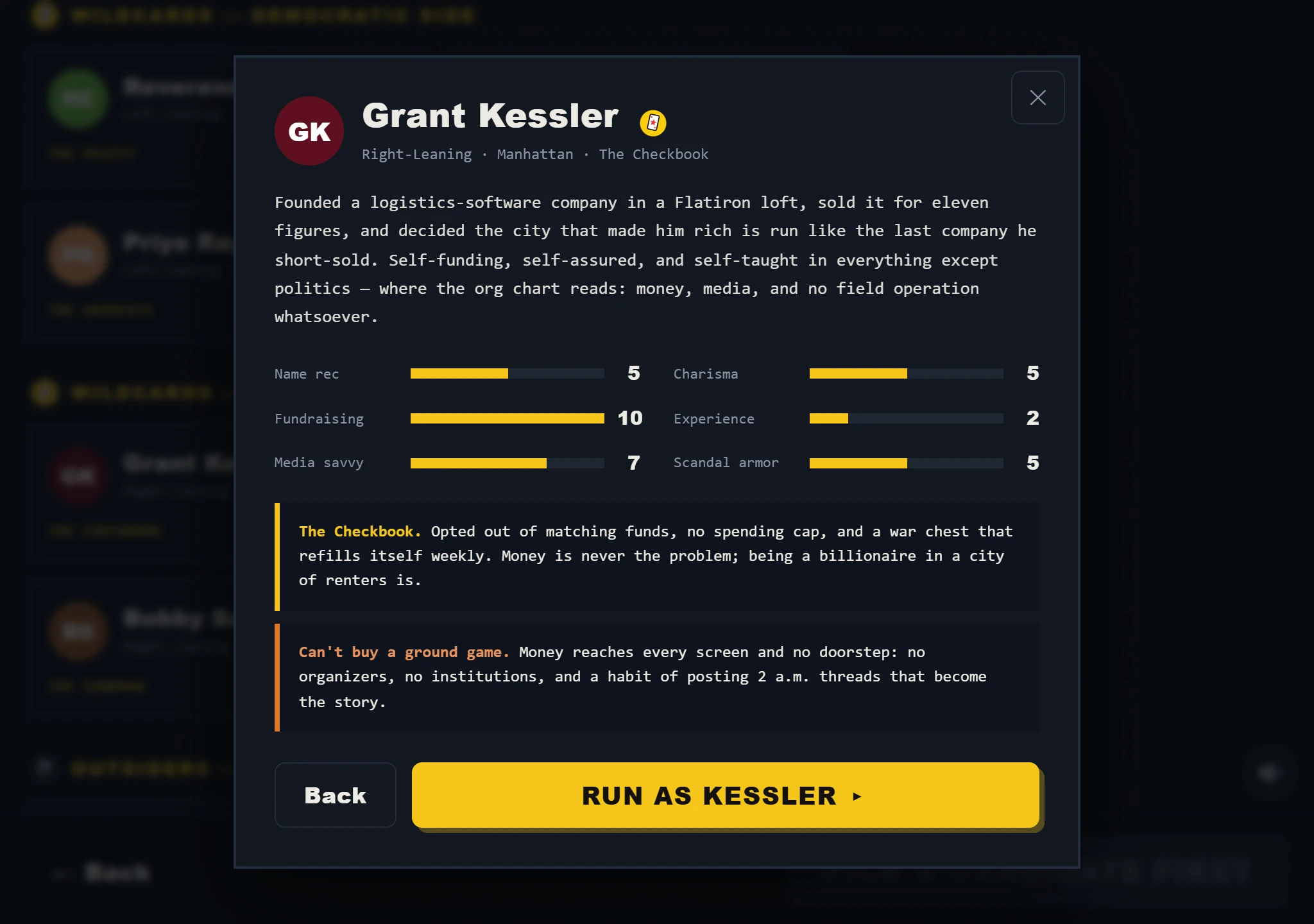 Candidate Dossier